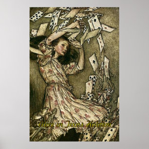 Alice no poster do póquer de Texas Holdem