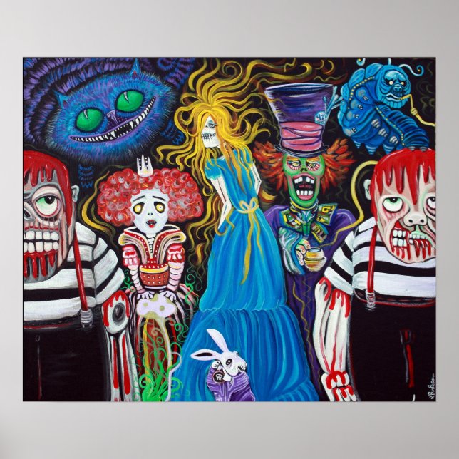 Alice no Poster Zombie (Frente)