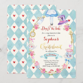 Alice No Sozinho Aniversário do Dia do Convite à F