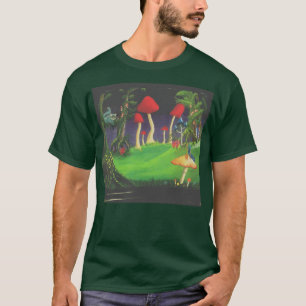 Alice no t-shirt cabido dos homens do país das