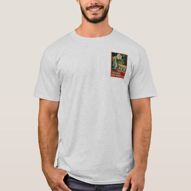 Alice no t-shirt do país das maravilhas (Frente)