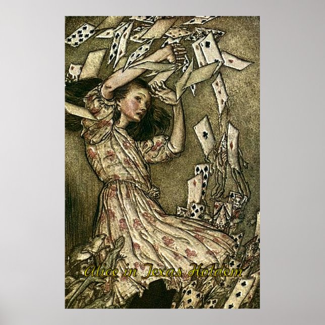 Alice no Texas Holdem Poker Poster (Frente)