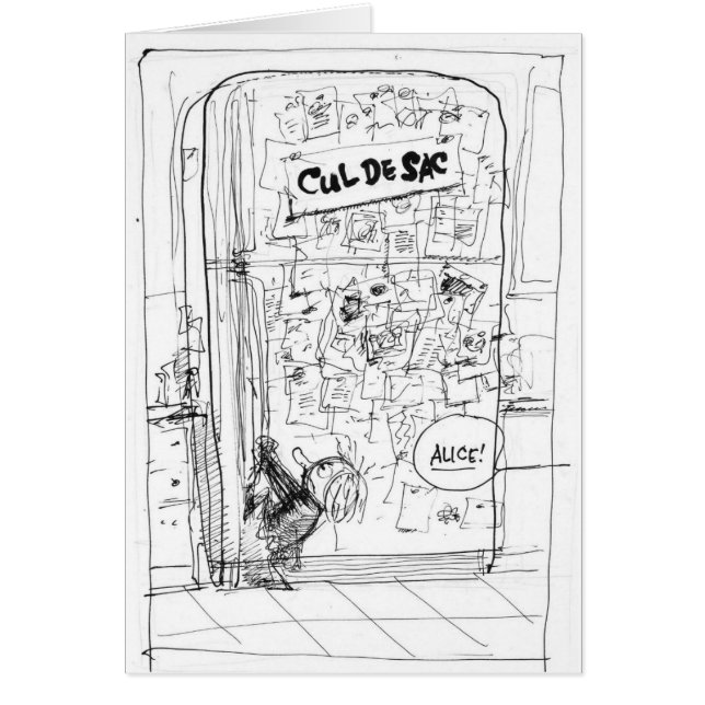Alice & o cartão do refrigerador (Frente)