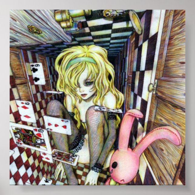 Alice torcida - Poster (Frente)