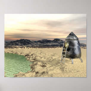Alien Lander Poster