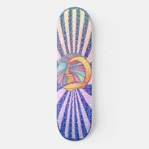 alien spaceman custom name Skateboard