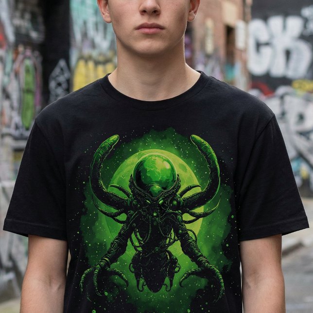 Alien T-Shirt | HP Lovecraft Cosmic Horror Tee (Criador carregado)