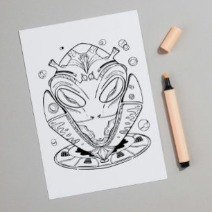 Alienígena: Criaturas desta Poster de Coloração do