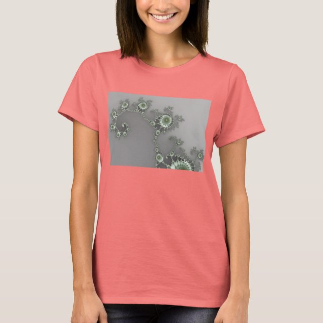 Alienígena de cinzas - Camiseta Fractal (Frente)
