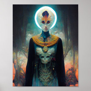 Alienígena de Poster Fantasy Sci-Fi Art