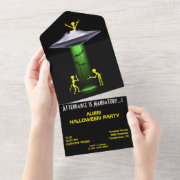 Alienígena engraçada 🎅 Festa 🛸 OVNI Halloween