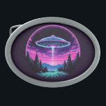 Alienígena Espacial Retrofuturista<br><div class="desc">Entra num mundo de outro mundo maravilhado com a nossa Impressão de Arte Estética do Espaço Alienígena mesmerante Vaporwave. Contra o pano de fundo de um céu estrelado, esta cena cativante retrata uma espaçonave alienígena pairando sobre um campo noturno sereno, lançando um brilho etéreo que banha os arredores em uma...</div>
