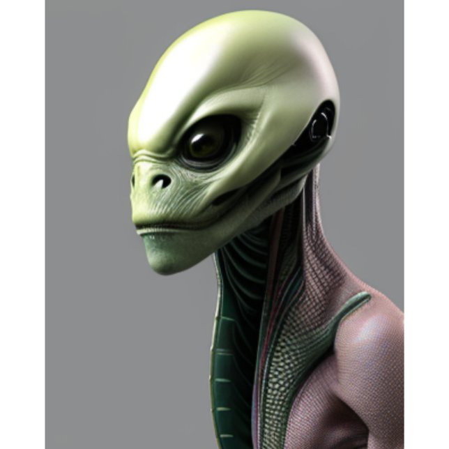 Alienígena Espaço Futurístico Linda cor T-Shirt (Criador carregado)