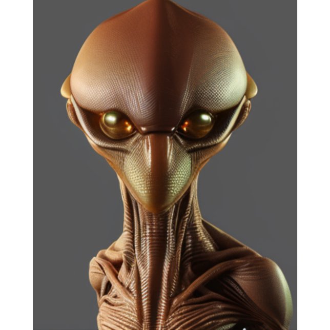 Alienígena Espaço Futurístico Linda cor T-Shirt (Criador carregado)