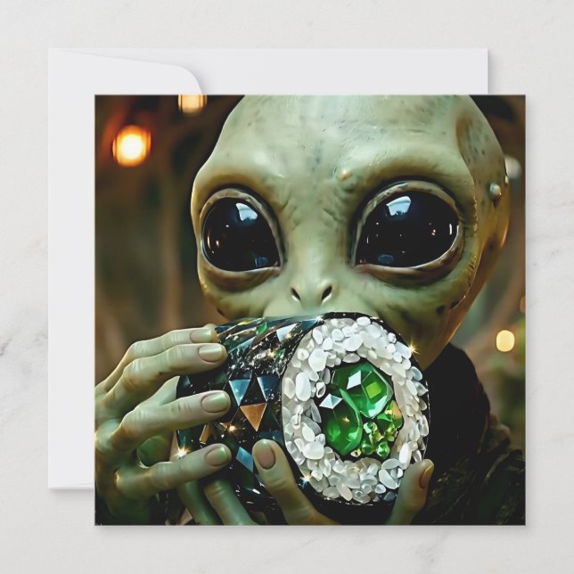 Alienígena Extraterrestre e Sushi Cristalino em Br (Frente)