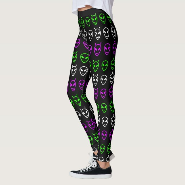 Alienígena Faces Trio Leggings (Esquerda)