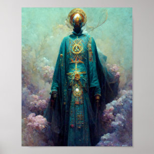 Alienígena Fae 5 Fantasy Sci-Fi Art Poster