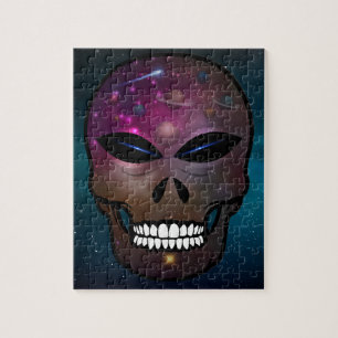 Alienígena Fantasy Skull Quebra-cabeça Universe &