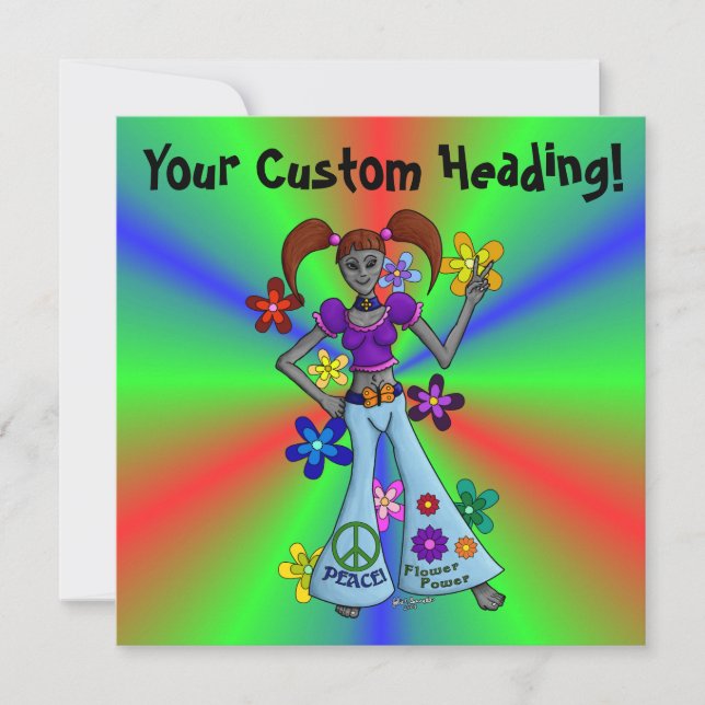 Alienígena Hippy Square (Frente)