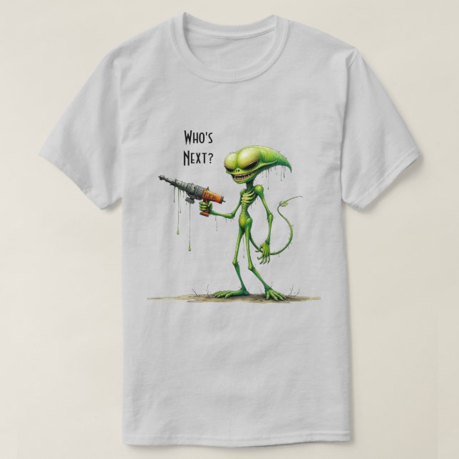 Alienígena: Nova Quer Jogar Camisa (Frente do Design)