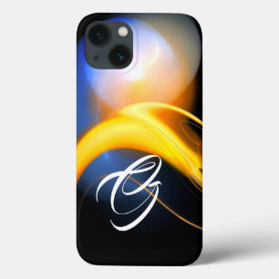 ALIENÍGENA PEARL MONOGRAMA Roios Fractais Amarelos