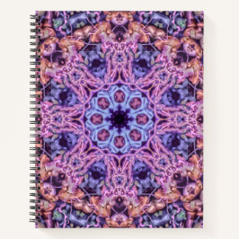 Alienígena Psicodélico Roxo Caleidoscópico Mandala