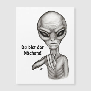 Alienígena ruim, Du bist der Nächste! Cartão Magné