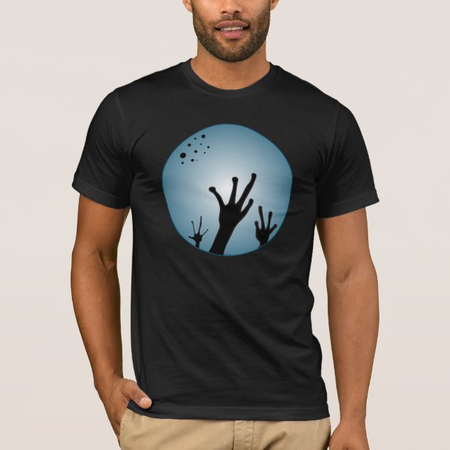 Alienígena T-Shirt com ficção científica cósmica a (Frente)