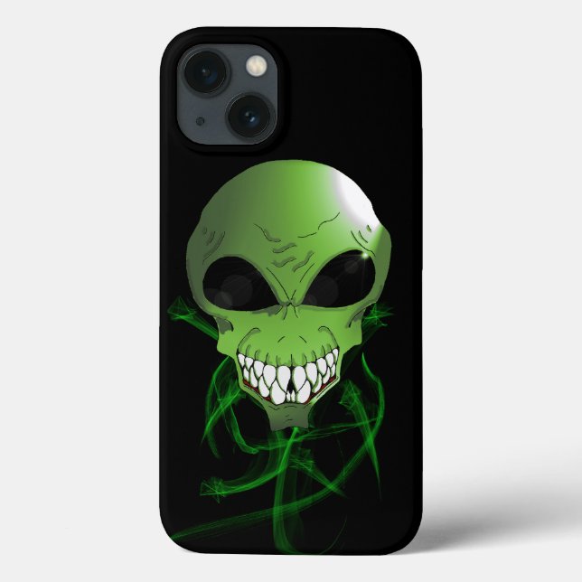 Alienígena Verde iPhone X Xtreme Capa de telefone (Verso)