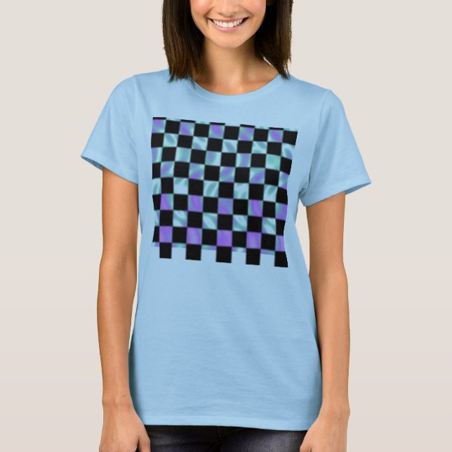 Alienígena Verde Verificador - Camisa das mulheres (Frente)