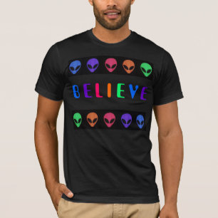 ALIENS ACREDITAM - Camisa multicolorido