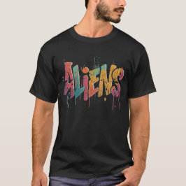 Aliens de camiseta de alienígena zazzle trendy