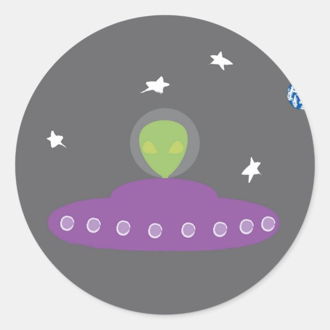 aliens e autocolantes (Frente)