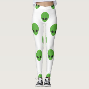 aliens emoji leggings