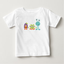 Aliens espaciais Baby T-Shirt