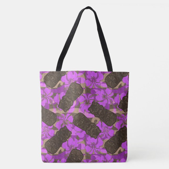 Ali'i Refúge Bolsa de praia de Hibiscus Tiki Havai (Frente)