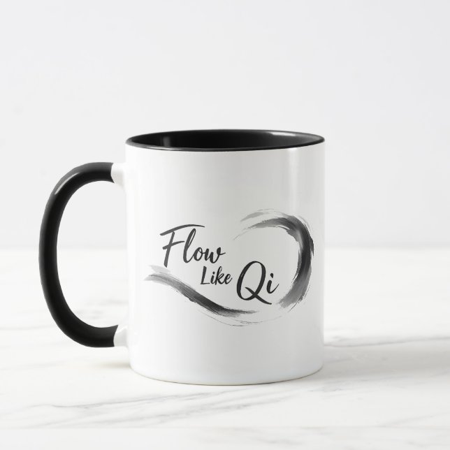 Alimentado por Café e Qi Caneca Presente de Acupun (Esquerda)