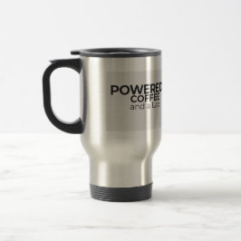 Alimentado por Café e um Lab Caneca de Viagem de A