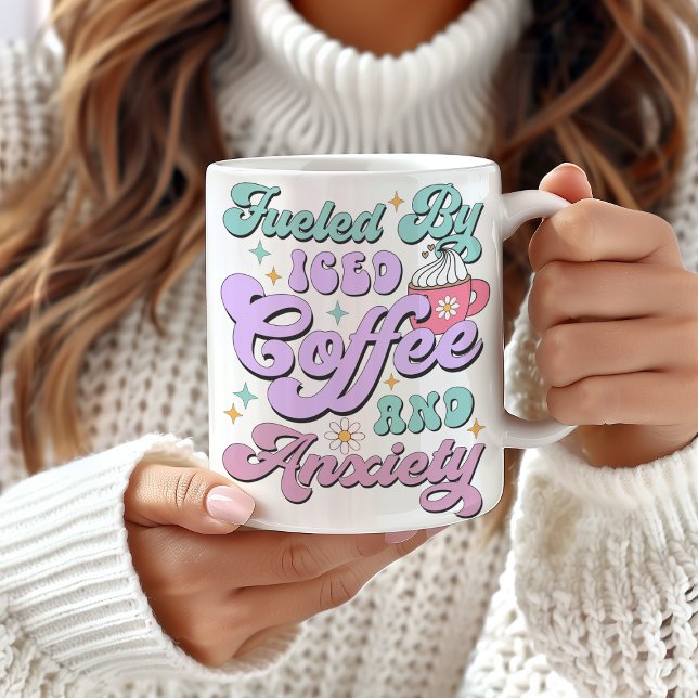 Alimentado por café gelado e caneca de ansiedade (Criador carregado)