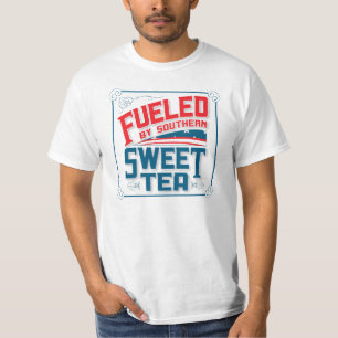 Alimentado por Camiseta de chá doce do sul