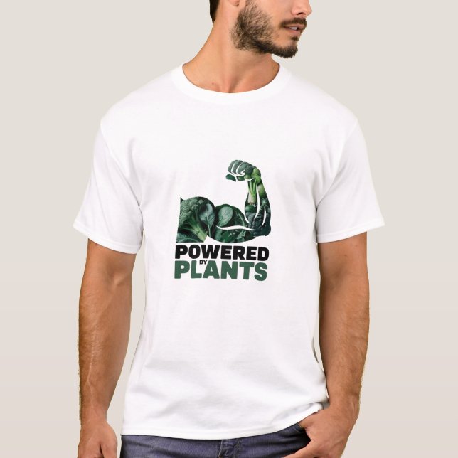 Alimentado Por Plantas Legal Trend Vegan T-shirt (Frente)