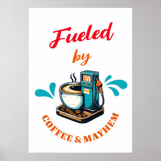 Alimentado por Poster de Café Mayhem