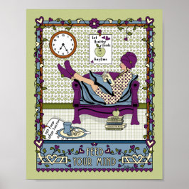 Alimente Sua Mente_Carta_8x10 Poster