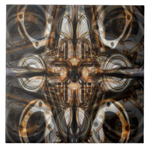 Alinhado para o azulejo de Steampunk