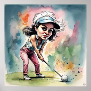 Alinhamento De Uma Foto - Grande Impressão De Golf