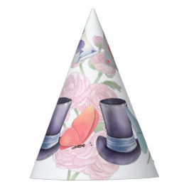 Alisa no chapéu de um partido