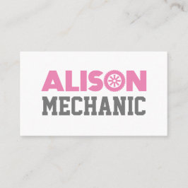 Alison Mechanic Cartão de visita