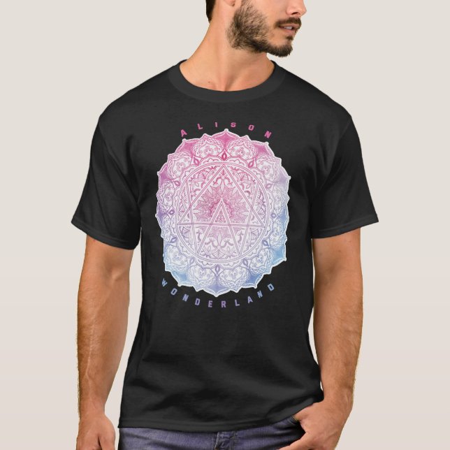 Alison Wonderland Mandala Classic T-Shirt (Frente)