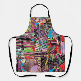 All‑Over Print Apron – Urban Fractals