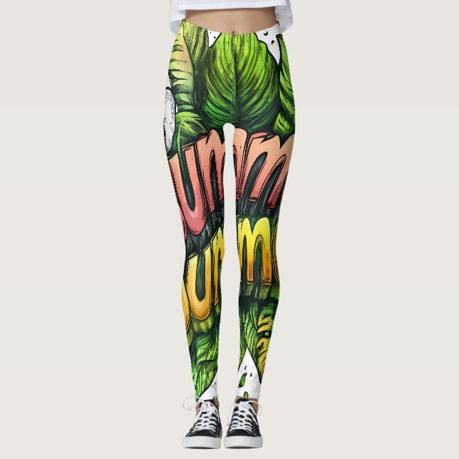 All-Over Print Leggings (Frente)
